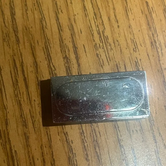 Coach vintage associate Red and Silver Emblem Pin - Picture 3 of 5